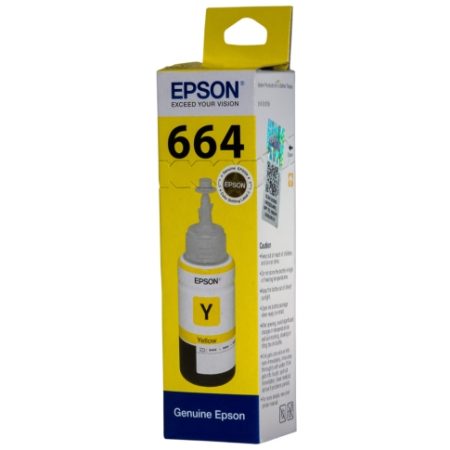 EPSON 664 Yellow 70 ml Ink Bottle T6644